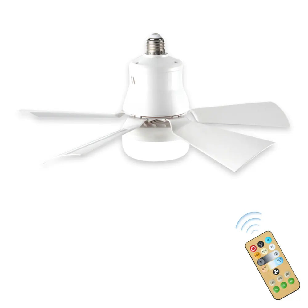 Socket Cooling Fan with LED Light