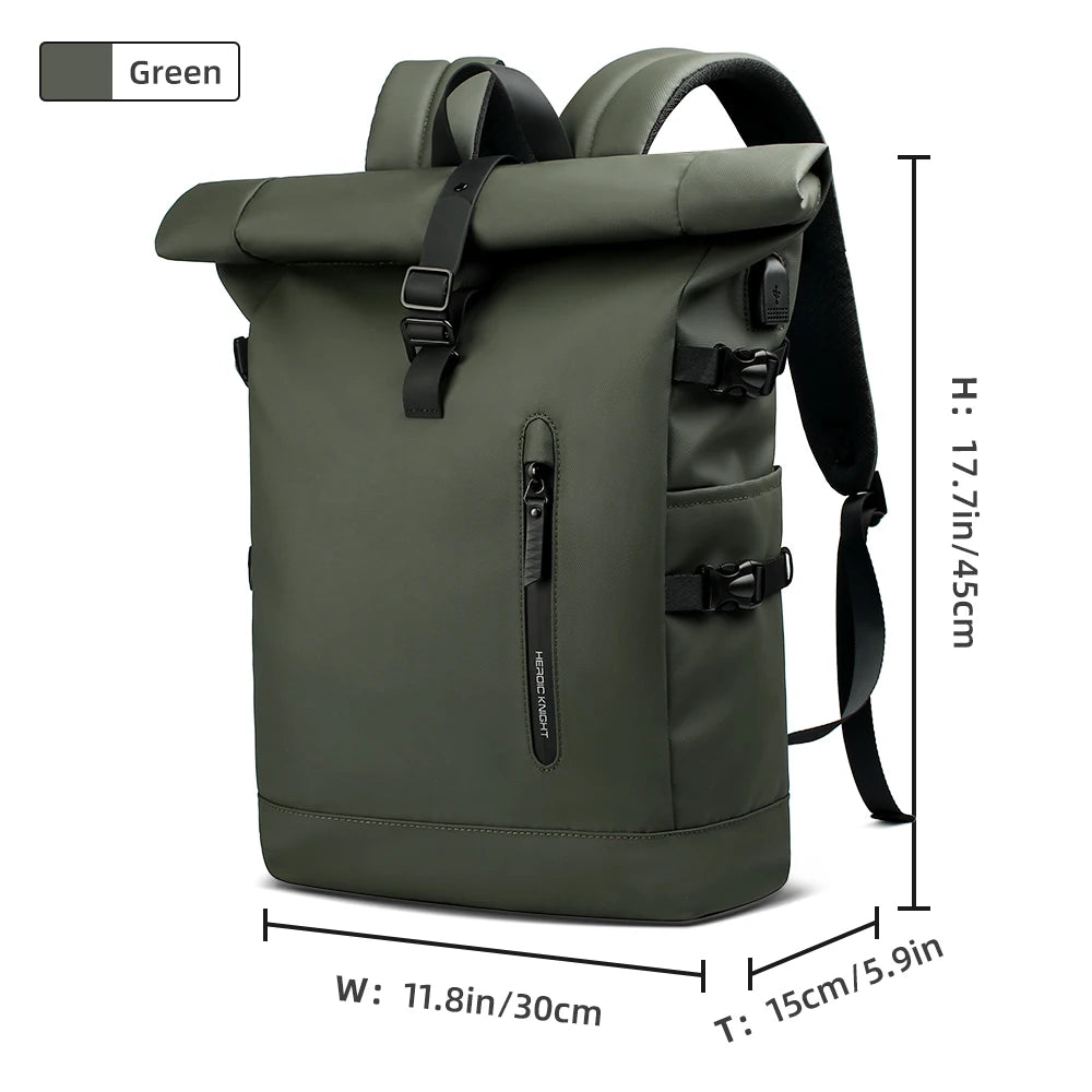 Expandable Travel Backpack with USB Port
