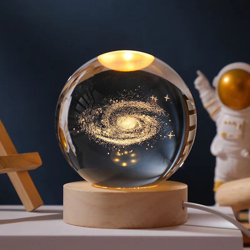 Crystal Ball Galaxy Lamp