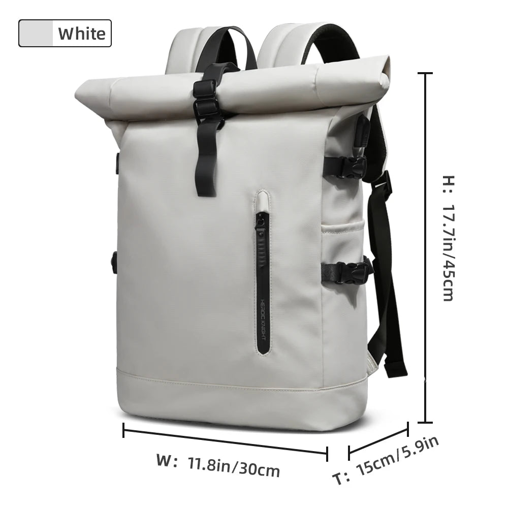 Expandable Travel Backpack with USB Port