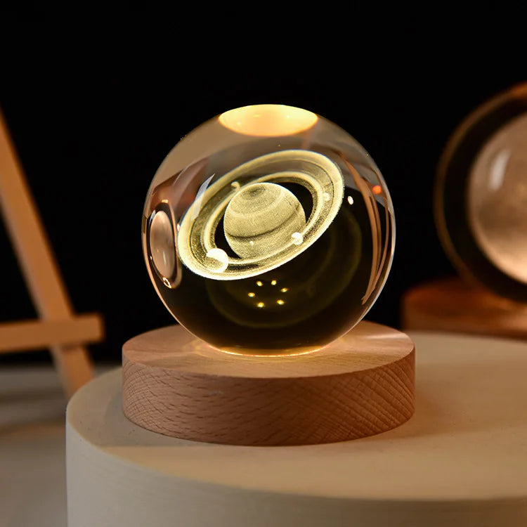 Crystal Ball Galaxy Lamp