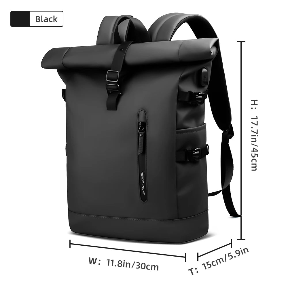 Expandable Travel Backpack with USB Port