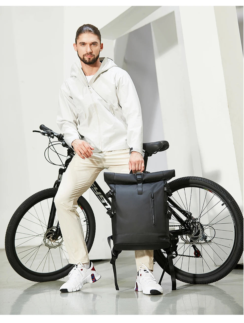 Expandable Travel Backpack with USB Port