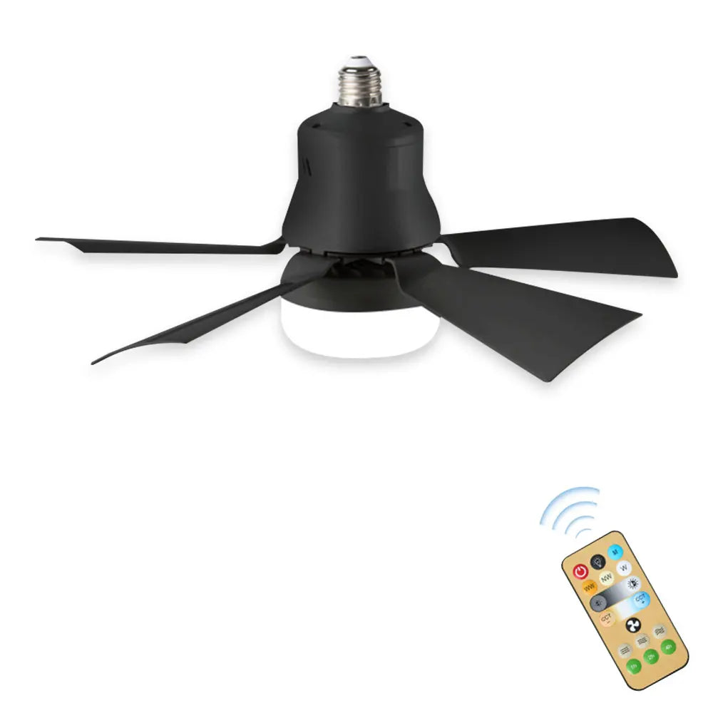 Socket Cooling Fan with LED Light