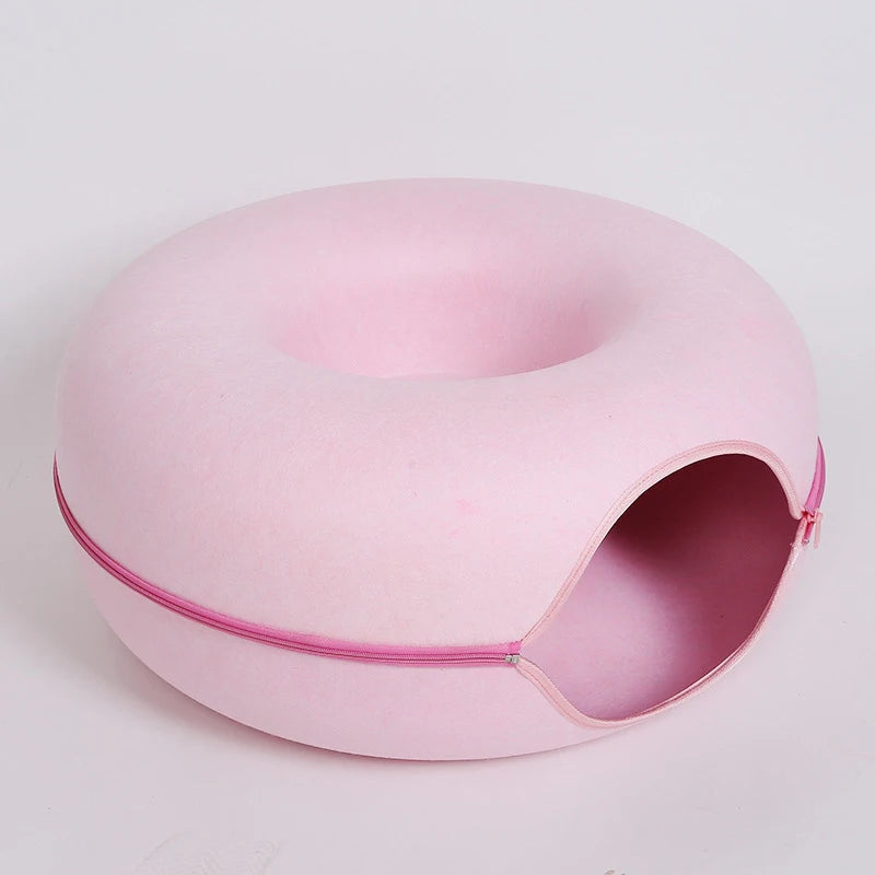 Donut Cat Tunnel Bed